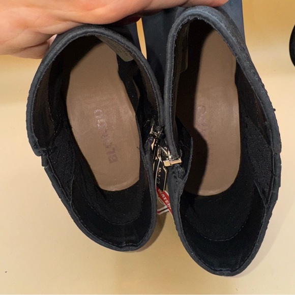 Blondo‎ Valli Waterproof Black Leather Bootie, Women’s 8.5, New with scuff - Picture 9 of 15